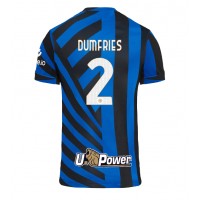 Fotballdrakt Herre Inter Milan Denzel Dumfries #2 Hjemmedrakt 2024-25 Kortermet